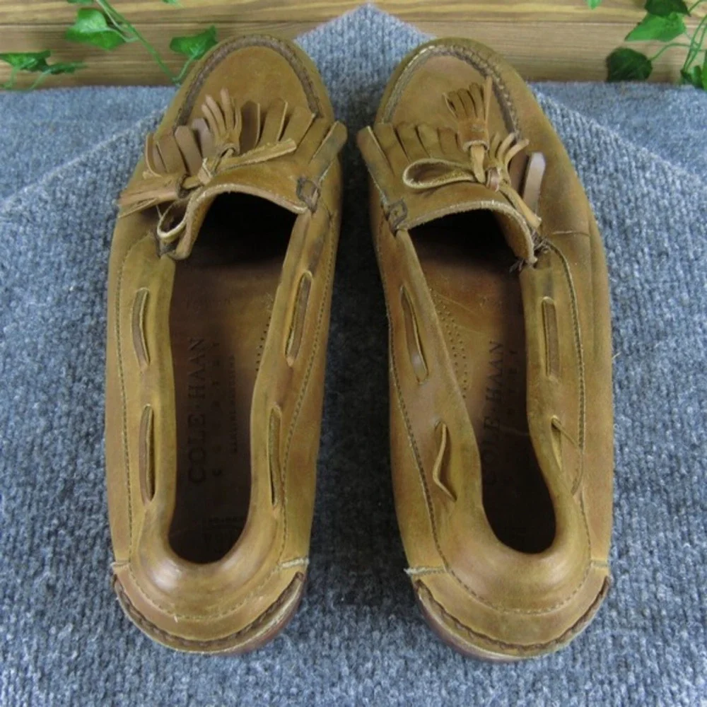 Cole Haan Men Kilty Hand Sewn Country Loafer Brown Leather 10.5 Medium Used 2025